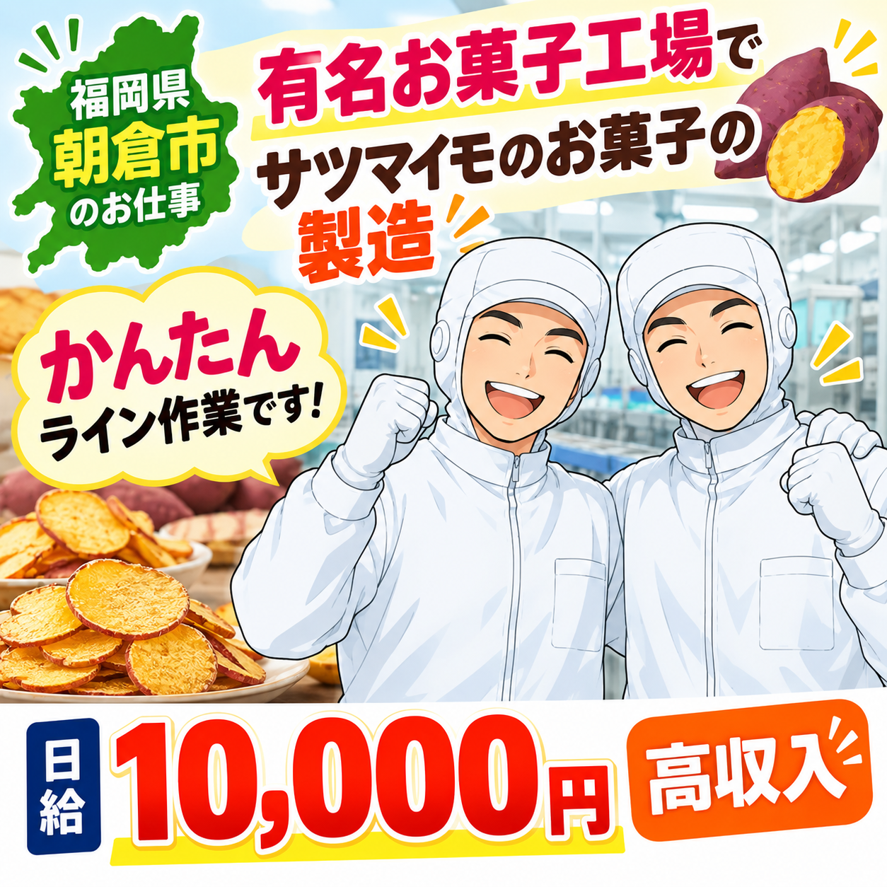 派遣社員 製造工場スタッフ 食品工場スタッフ 検品 食品加工 仕分け 材料投入 機械オペレーター 九州・沖縄の求人情報イメージ2